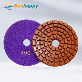 Good Premium 3 Step Diamond Polishing Sanding Grinding Pads Discs 50-3000 Grit Diamond Polishing Pads - Tianjin Sunhappy New Materials Co., Ltd. - China