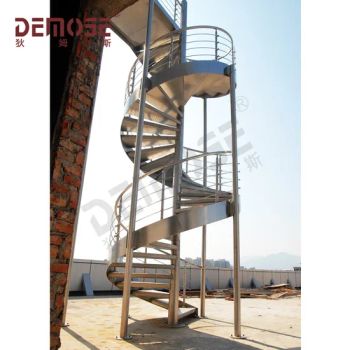 Guangdong Factory Stylish Modern Outdoor Engineering Stairs for Durable Use and Spiral Design - Foshan Demose Hardware Products Co., Ltd. - China