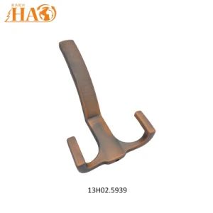 Zinc Alloy Wall Mount Coat Rack Wall Hooks for Hanging Weight 96g Fixed Fixed Origin China Condition New Style Long - HAO HARDWARE CO., LTD. - China