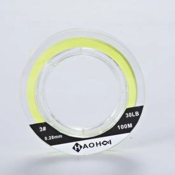 New Arrival 150m Sea Fishing PE Fluo Yellow Braided Fishing Line Trout X9 Strong Fishing Line - Jiangmen Haohai Fishing Tackle Company - China
