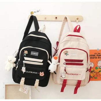 Multi-Functional, Fashionable and Durable Solid-Color School Student Backpack with Multiple Compartments for Storage - Lanboke Technology (Xiamen) Co., Ltd. - China