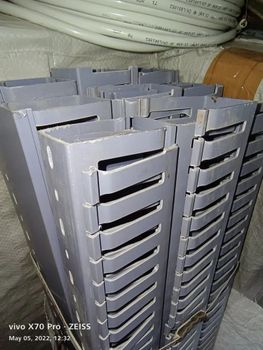 Pvc Channel Cable Ducts Material Plastic Tray Type Slotted Mounting Wall/Desk Usage/Application - Yashvee Enterprise - India