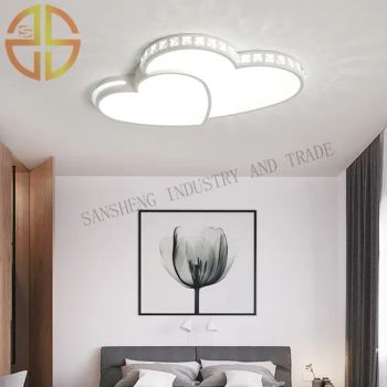 Modern Simple Ceiling Lights Cozy Heart Shaped Master Bedroom Light Fixtures - Fuzhou Sansheng Industry and Trade Co., Ltd. - China