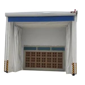 Retractable Spray Booth Paint Cabin with Natural Ventilation System Removable Spray Space for Gas Disposal Machinery - Jinan Tiansheng Environmental Protection Equipment Co., Ltd. - China
