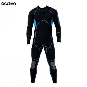High Stretchy 3mm Neoprene Adult Full Sleeved Customized Surfing Free Diving Sailing Skiing Aqua Sports Wetsuit - Shanghai Acdive Technology Co., Ltd. - China