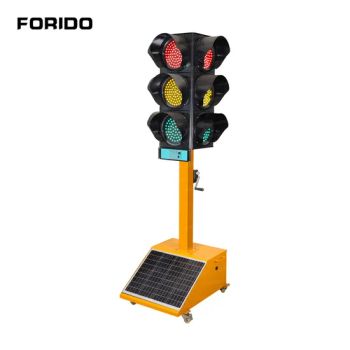 Solar-Powered Mobile Traffic Signal Light, Light-Emitting Diode Portable LED Traffic Light - Yangzhou Forido Photoelectric Technology Co., Ltd. - China