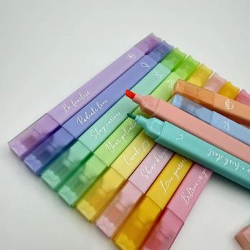 Highlighter Giraffe Marker, 150mm X 13mm, Serial Color Range 6-12 - Ningbo Giraffe Stationery Co., Ltd - China