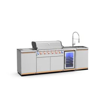 European Modern Barbeque Islands Stainless Steel Outdoor Kitchen Grill Cabinet - Jiangmen SHT Metal Products Co., Ltd. - China