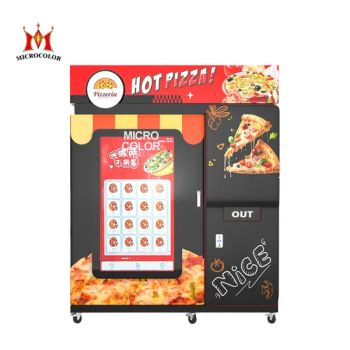 Pizza Vendor Machine Supplier Maquina Expendedora De Pizzas Self Service Vending Machine Fully Automatic Pizza Vending Machine - Guangzhou Microcolor Intelligent Technology Co., Ltd. - China