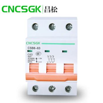 New Dz47 Electricity MCB C63 1p-4 Pole 6ka DC AC Mini Miniature Circuit Breaker - Changsong Electric Co., Ltd. - China
