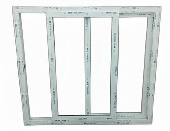 6 Feet UPVC Sliding Window Frame Form Rigid Color White Height 6 Feet Durability High Shape Rectangular Open Style - S N Tech UPVC Windows And Doors - India