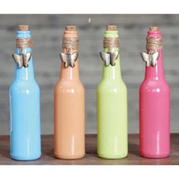 Hot Sale Colored Glass Bottles with Wooden Stoppers - Golden Ace Industrial Co., Ltd. - China