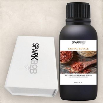 SPARKBOB Luxury Essential Oil Blend Aromatherapy & Diffuser 1 fl oz Santal royale - SPARKBOB - India