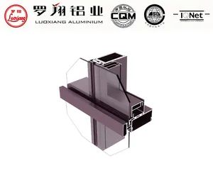 Curtain Wall Aluminum Profiles Extrusion 6063 6061 Alloy Good Quality Customized - Luoxiang Aluminium Co., Ltd. - China