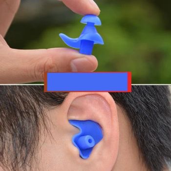 Professional Silicone Swim Earplugs Waterproof Anti-Noise Ear Protection for Safe Swimming Wbb21136 - Ningbo Ezfocus Co., Ltd. - China