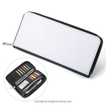 Universal PU Leather Zippered Wallet Printing Case Printable Phone Cover with Cards Slots, Cash Storage - Colpoint Technology Limited - China