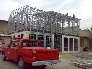 Industrial Prefab Quick Build High Strength Metal Steel Structure Storage Car Garage - Qingdao KXD Steel Structure Co., Ltd. - China