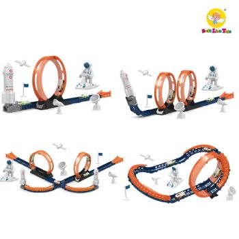 Educational New Space Design Rail Pull Back Car Track Set Toy for Kids - Best Link Toys Co., Ltd. - China