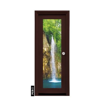 Interior Brown Frame Mild Steel Door, 7*2.6feet, Single Usage Home Finish Fine Color Brown Quality High Open Style - L.A.B. Interior Designer - India
