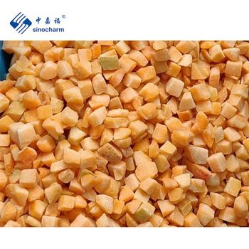 Sinocharm HACCP Sweet Frozen Apricot 10*10mm Dice Factory Price IQF Apricot Cubes Exporter Frozen Apricot Diced - Xiamen Sinocharm Co., Ltd. - China