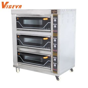 Commercial Bakery Equipment Electric Gas Pizza Bread Baking Oven Deck Oven - Guangzhou Wei Ge Machinery Equipment Co., Ltd. - China