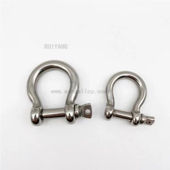 Bow Shackle Stainless Steel Shackle Color Silver Condition New Origin Xinghua HS Code 73182900 Model NO. 2-50mm Trademark - SHAANXI RUIYANG IMPORT EXPORT CO., LTD. - China