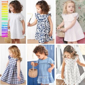 Children Wear Wholesale Girls Apparel Kids Clothes Sets Summer Fashion Designer Floral Flower Kids Clothing Baby Clothes Little Girls Dresses - Dongguan Tomorrow Fashion Co., Limited - China