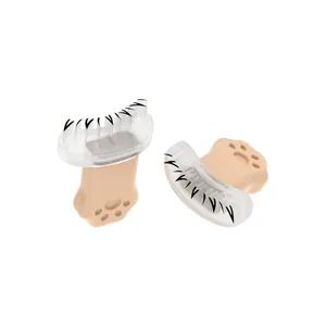 Popular Design False Lower Eyelash Stamp New Popular Silicone Lower Lash Stamp with Handle False Eyelash Stamp Eyelashes Training Tools Winged Eyeliner Stamp - Cosson Industry & Trade Co., Ltd - China