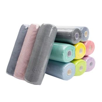 Customized Logo Label Microfiber Towel Rolls Kitchen and Car Wash Tear Away Microfiber Cleaning Towels in Roll - Ningbo Cozihome Houseware Co., Ltd. - China