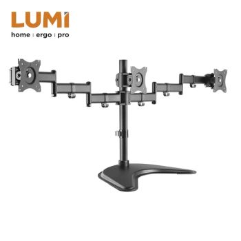 Hot Selling Economy Computer Desk Mount Freestanding Triple Monitor Arms Stand - Lumi Legend Corporation - China