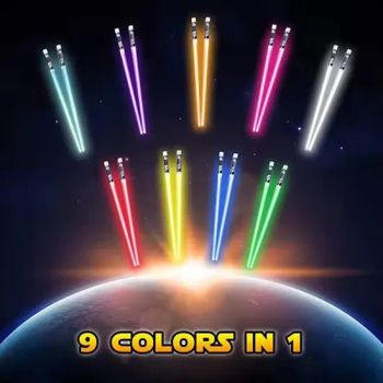 LED Luminous Chopsticks Food-Grade Reusable Kitchen Items for Party Promotional Party Supplies - Xinfeng Gift and Packaging Co., Ltd. - China