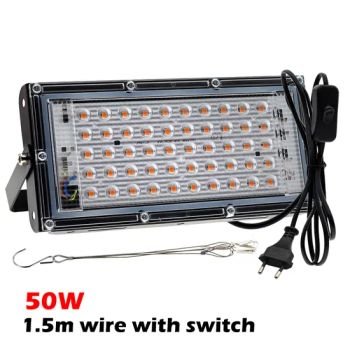 50W 100W Plant Full Spectrum LED Horticultural Grow Lights CRI 80 Life 50000h Shape Square Origin China OEM ODM Accept Power - Hubei LiBaiChang Technology Co., Ltd. - China