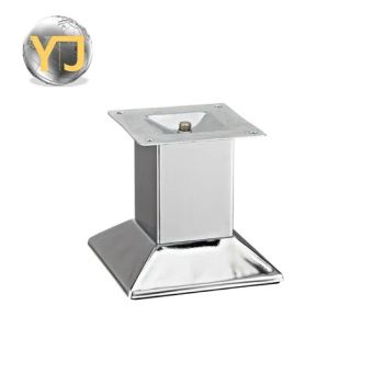 Metal Square Tube Sofa Leg Chrome Iron Furniture Feet Finish Iron Quality High Style Modern Condition New Delivery 30days - Guangdong Yijun Precision Technology Co., Ltd. - China
