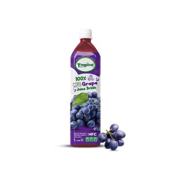 100% TROPICAL SKY ORGANIC GRAPE JUICE 1L PET BOTTLE Shelf Life 18 months Place of Origin - Tropical Sky Beverage Company - Vietnam