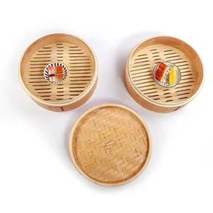 Wholesale Bamboo Food Steamers Reusable Durable Bamboo Food Steamer Basket Bamboo Steamer - HUNAN TONGDA BAMBOO INDUSTRY TECHNOLOGY CO., LTD - China