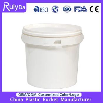 Supply 1L 2L2.5L Clear Plastic Bucket Food Packaging Bucket Transparent PP Food Grade Takeout Barrel Plastic Bucket with Handles - Qingdao Rulyda Plastic Manufacture Co., Ltd. - China