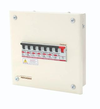 12 Way SPN Single Door Distribution Board MCB Count SPN Type of Box SPN Brand INDOASIAN Connection 12WAY Door Type Single Door - Hasti Electricals - India