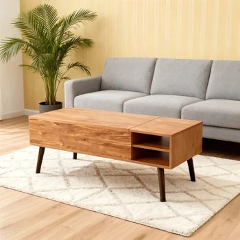 Custom Modern Rectangle Wooden Coffee Tables for Living Room Package 1PCS Folded Folded Condition New Origin Qingdao Wood Style - QingdaoFengzho Home Furnishing Co.,Ltd. - China