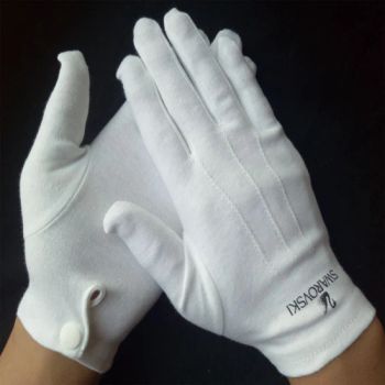 Cotton Gloves White Cloth Gloves for Men and Women Dry Hands, Cleaning Coins, China - Shijiazhuang Runlei Labour Protection Supplies Co., Ltd. - China