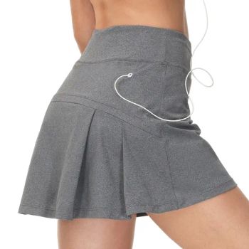 Women Tennis Skirt Athletic High Waisted Golf Skorts Sport Workout Pleated Tennis Shorts with Pockets Inner Shorts - Dongguan Ume Trade Co., Ltd. - China