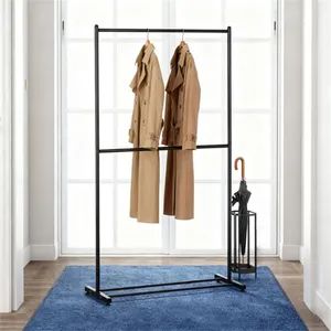 Clothes Rack with Shelf Below for Shoes Boxes Storage Organization - Hebei Booming Furnishings Co., Ltd - China