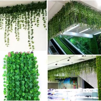 Wall Hanging Plant Decoration Artificial IVY Leaves Greenery Garland Faux IVY Vine - Renqiu Aorui Trading Co., Ltd. - China