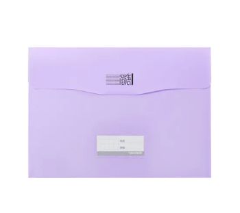 A4 Size Plastic Envelopes with Label Pocket File Folders File Bag for Documents - Ningbo Brt Imp. &Exp. Co., Ltd. - China