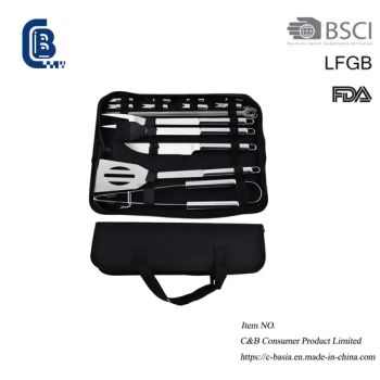 22PCS Outdoor Camping BBQ Tools with Carry Bag, Barbecue Grill Tools - Yangjiang C&B Consumer Product Limited - China