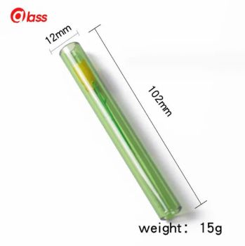 Smoking Pipes Love Rose 12mm Glass Tube with Plastic Flower Inside - Jinan Glass International Trade Co., Ltd. - China