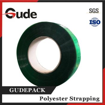 Versatile 12mm Manual Pet Strap Banding Embossed Polyester Strapping for Logistic Industry - Linyi Gude Packaging Products Co., Ltd. - China