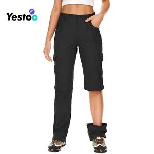 Women's Hiking Pants Convertible Quick Dry Lightweight Zip off Fishing Travel Safari Pants - Amoy Yestoo Apparel Co., Ltd. - China