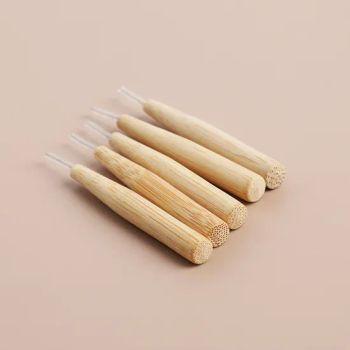 Bamboo Wood Care Orthodontics Interdental Brush Engravable Logo Other Oral Care - Good Seller Co., Ltd. - China