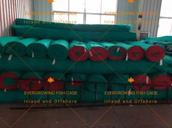 HDPE Knotless Strong Floating Fish Cage Nets Square Circular Aquaculture Cage Farming Fishing Nets - QINGDAO EVERGROWING IMPORT&EXPORT CO., LTD. - China