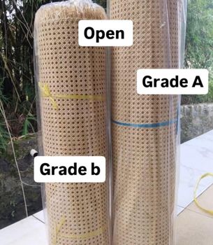 Pure Natural Rattan Webbing Motif Open Grade A & B Motif Close Width 40" To 120" Length Per Roll 15 Meters Price Range Start From $126 - Cimba Bali Exportindo - Indonesia